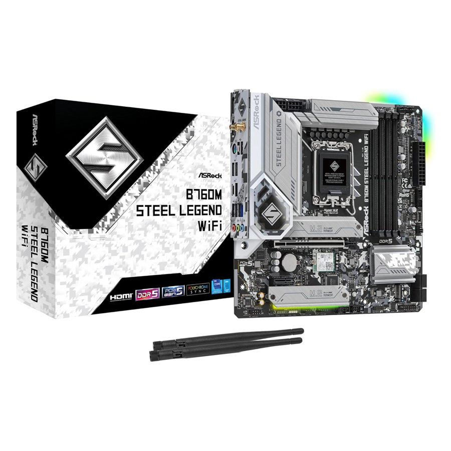 ASROCK B760M Steel Legend WiFi D5 mATX