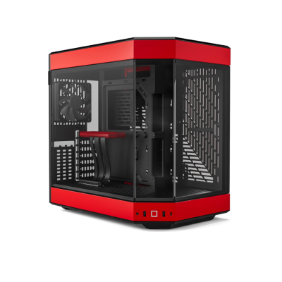 HYTE Y60 GAMING CASE BLACK AND RED
