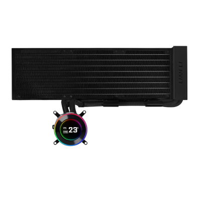 Lian Li HYDROSHIFT II LCD-C 360 Fanless Liquid  Cooler Black(NO FAN)