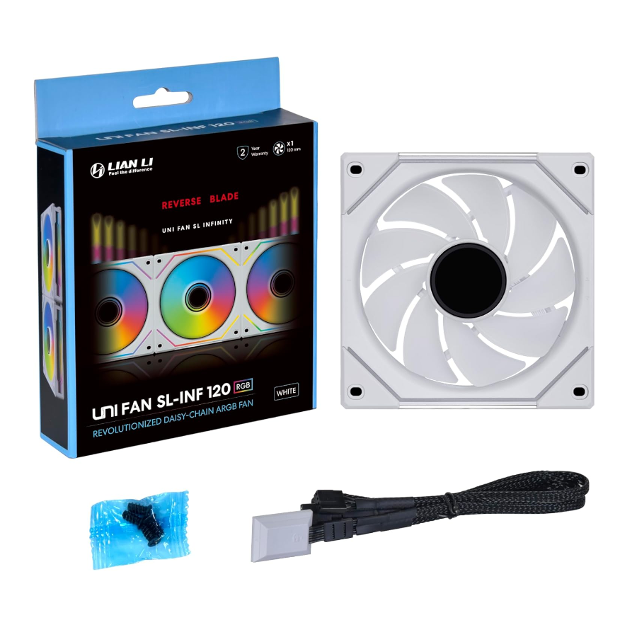Lian Li UNI Fan SL-INF120 3in1 Fan reverse White