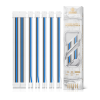 Asiahorse 6 kit cable extension set Snow Series Double CPU Blue White Grey 24PIN*1+(6+2)PIN*3+(4+4)PIN *2