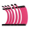Asiahorse 6 kit cable extension Black Pink 24PIN*1+(6+2)PIN*2+(4+4)PIN *1+6PIN*2