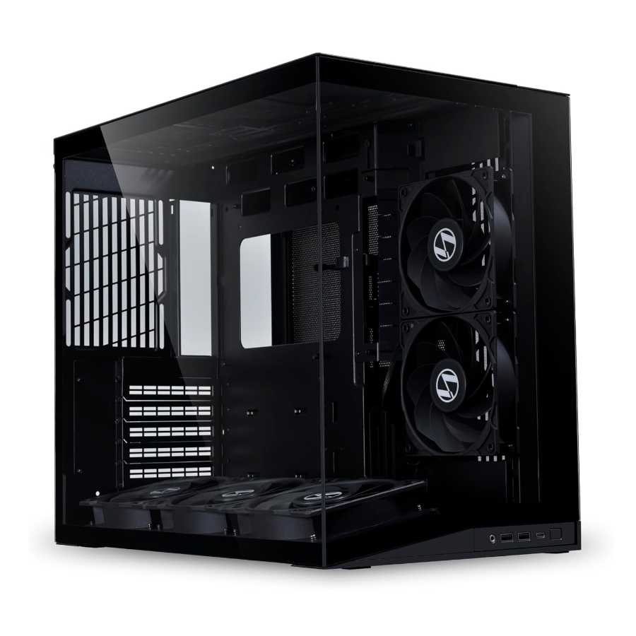 Lian Li O11D Mini V2 Flow Gaming Case Black (with 5 pcs of non RGB fans)