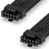EZDIY 16AWG 12VHPWR Male to Male PSU Cable-Black EZDPR192-2