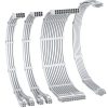 EZDIY 16AWG PSU 12VHPWR M Cable Extension 4 Cables- All White EZDPI213-1