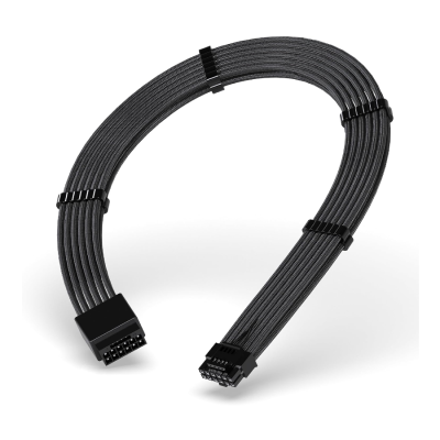 EZDIY 16AWG 12VHPWR Male to Female Extension Cable-Black EZDPR179