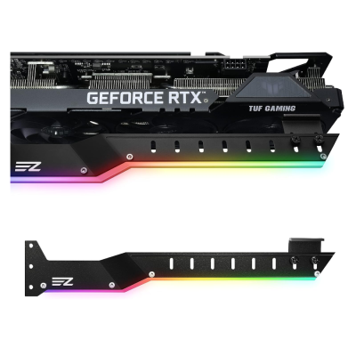 EZDIY ARGB Graphics Card Holder 309- Black YIHPI309-16