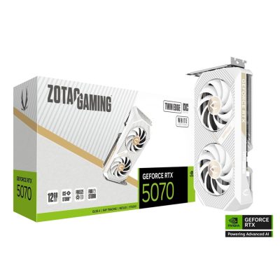 Zotac NVIDIA RTX 5070 12GB Twin EDGE OC White