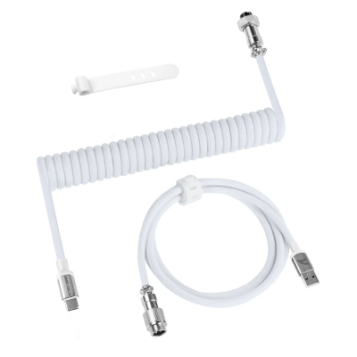 Attack Shark C01Pro Keyboard and mouse flexy cable - White