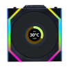 Lian Li UNI FAN SL Wireless LCD 120 -Black