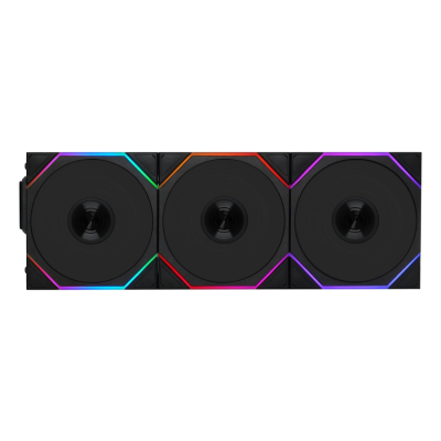 Lian Li UNI FAN TL-LCD Wireless Reverse 120 3PCS Black