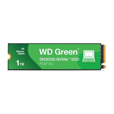 WD GREEN 1TB SN300 PCIE4 M.2 5000MB\S