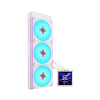 Lian Li HYDROSHIFT II LCD-S 360 Fanless Liquid  Cooler White  with CL fan