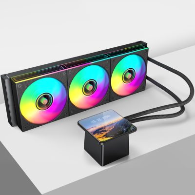 Liblad LL360 360MM Infinity ARGB Liquid Cooler With 4'' IPS LCD Black