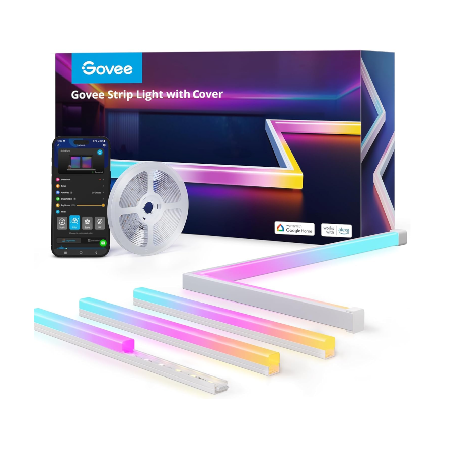 Govee RGBIC LED Strip Lights S With Protective Coating-H612ACD1