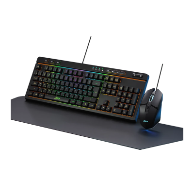 PCD Gaming Combo Keyboard, Mouse & MousePad KIT RGB-BLACK