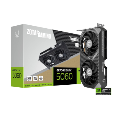 ZOTAC GAMING GEFORCE RTX 5060 8GB Twin Edge OC GDDR7 Graphics Card