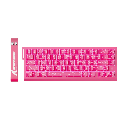 ATTACK SHARK X68 HE Rapid Trigger Keyboard Magnetic Switch – Pink Counters