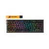 ATTACK SHARK X68MAX HE Rapid Trigger Aluminum Keyboard Magnetic Switch – Black Counters