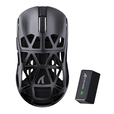 ATTACK SHARK R2 Magnesium Alloy PAW3950 Gaming Mouse 8K (Not Include the Charging Dock) – Black