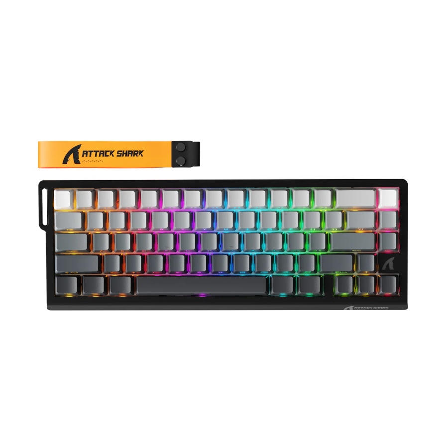 ATTACK SHARK X68PRO HE Wireless Rapid Trigger Keyboard Magnetic Switch – Gradient Black