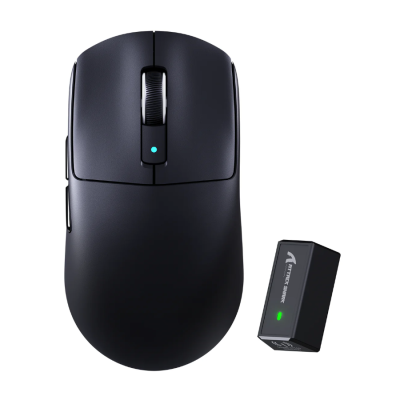 ATTACK SHARK R6 Ultralight 39g Wireless 8K PAW3950MAX Gaming Mouse – Black