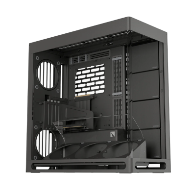 HS420 VGPU Edition Black Mid Tower Case - Black