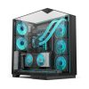 Liblad Vision Ultra panoramic tempered-glass gaming case Black with 5 ARGB Fans