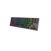 Royal Kludge RK 871 TKL Black Mechanical Keyboard - Red Switch - Wired, Bluetooth, Wireless 2.4G,- Arabic English