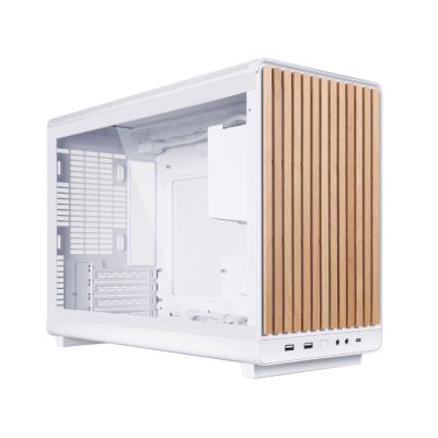 Lian li DAN case A3 MATX white/Wooden &Glass Panel