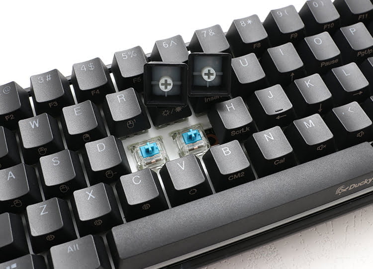 Ducky One Mecha mini RGB Chery MX RED SW -Black Keyboard Arabic/English Keys