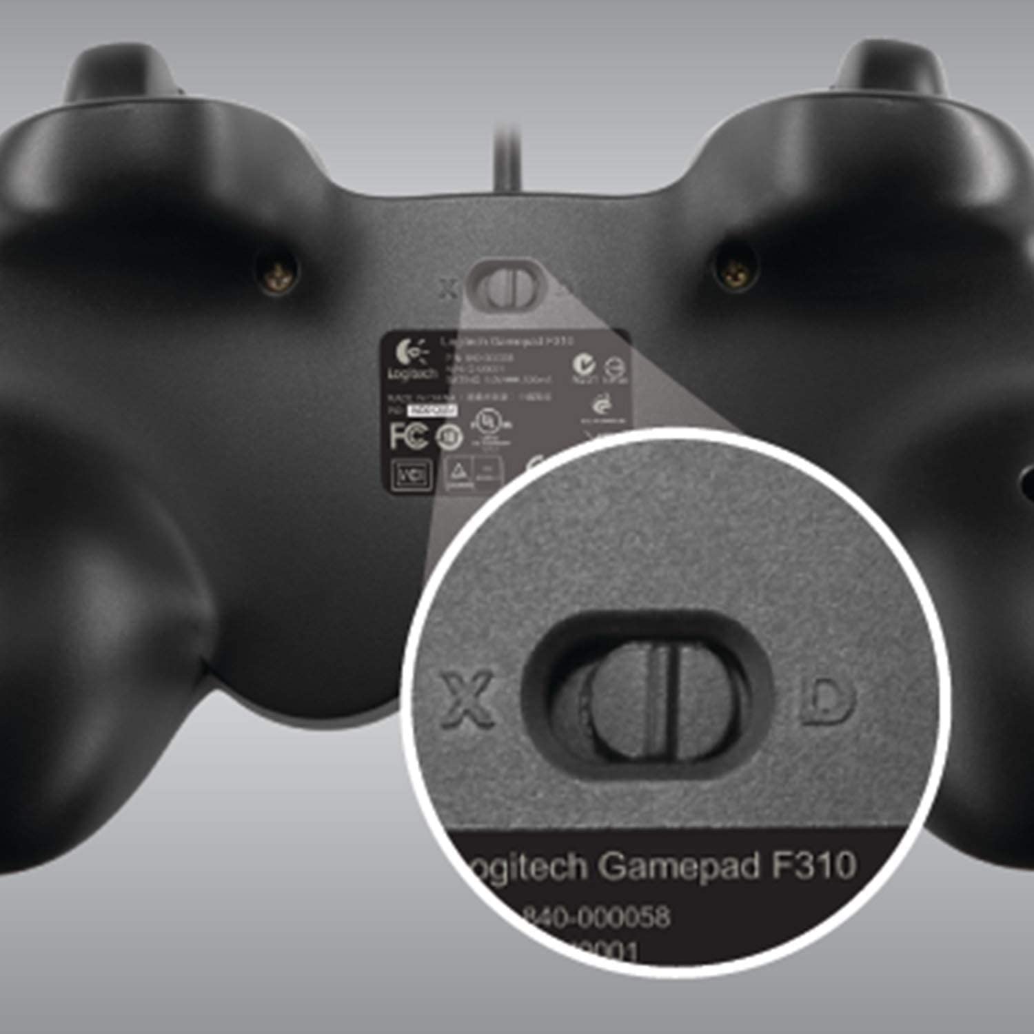Logitech F310 Gamepad BLACK WIRE