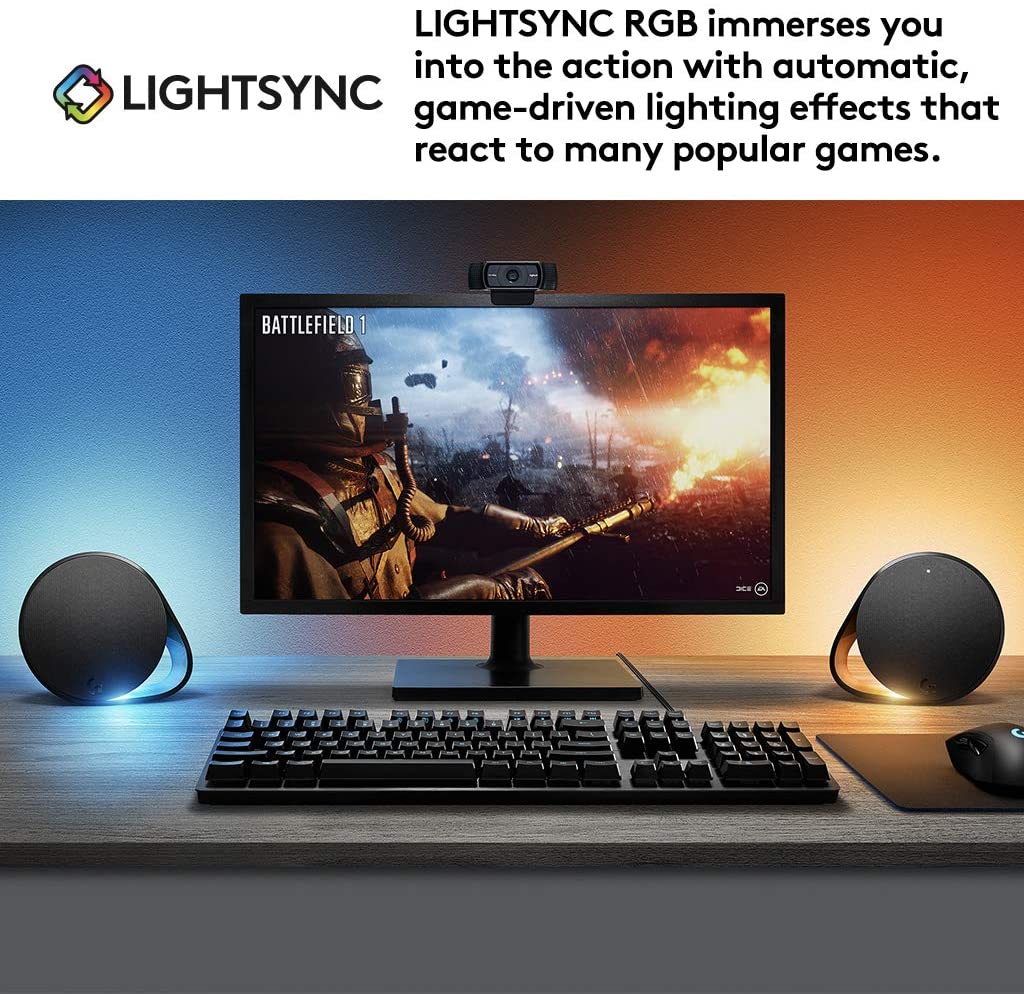 Logitech G560 LIGHTSYNC PC Gaming Speakers