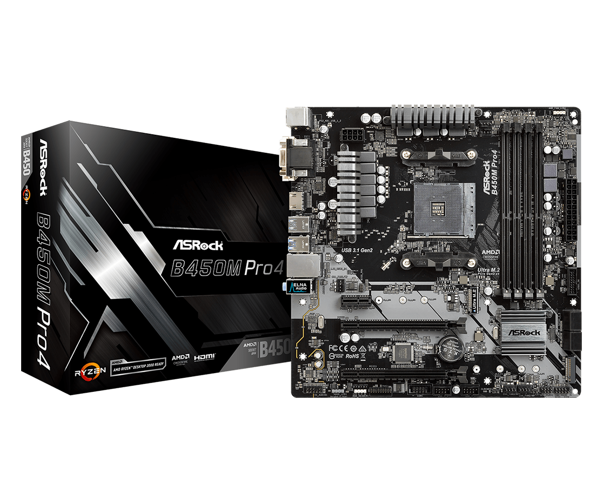 Asrock B450M pro4