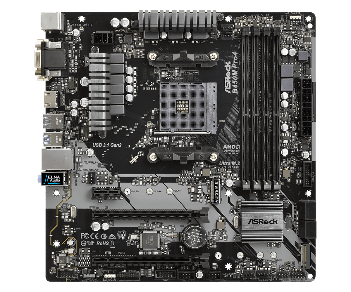 Asrock B450M pro4