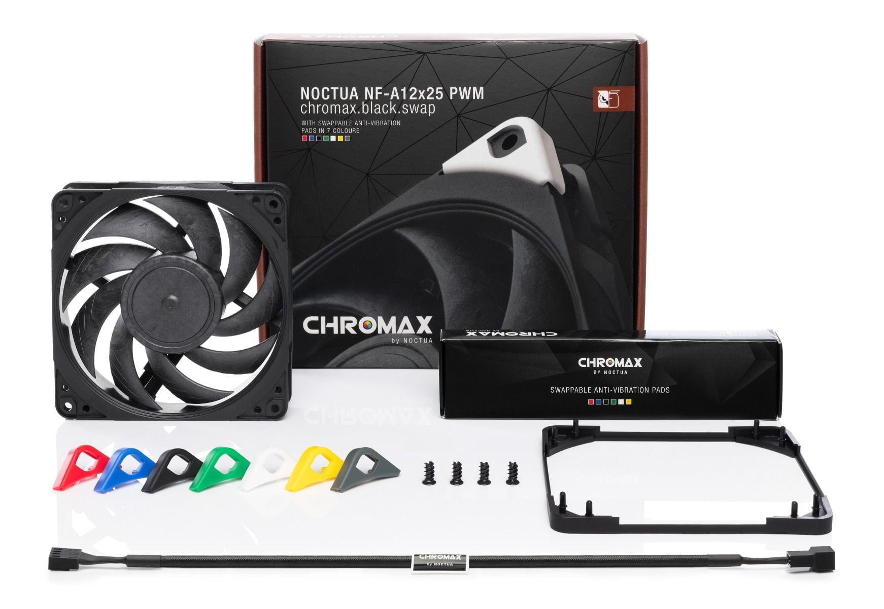 NOCTUA NF-A12x25 PWM Fan Chromax Black