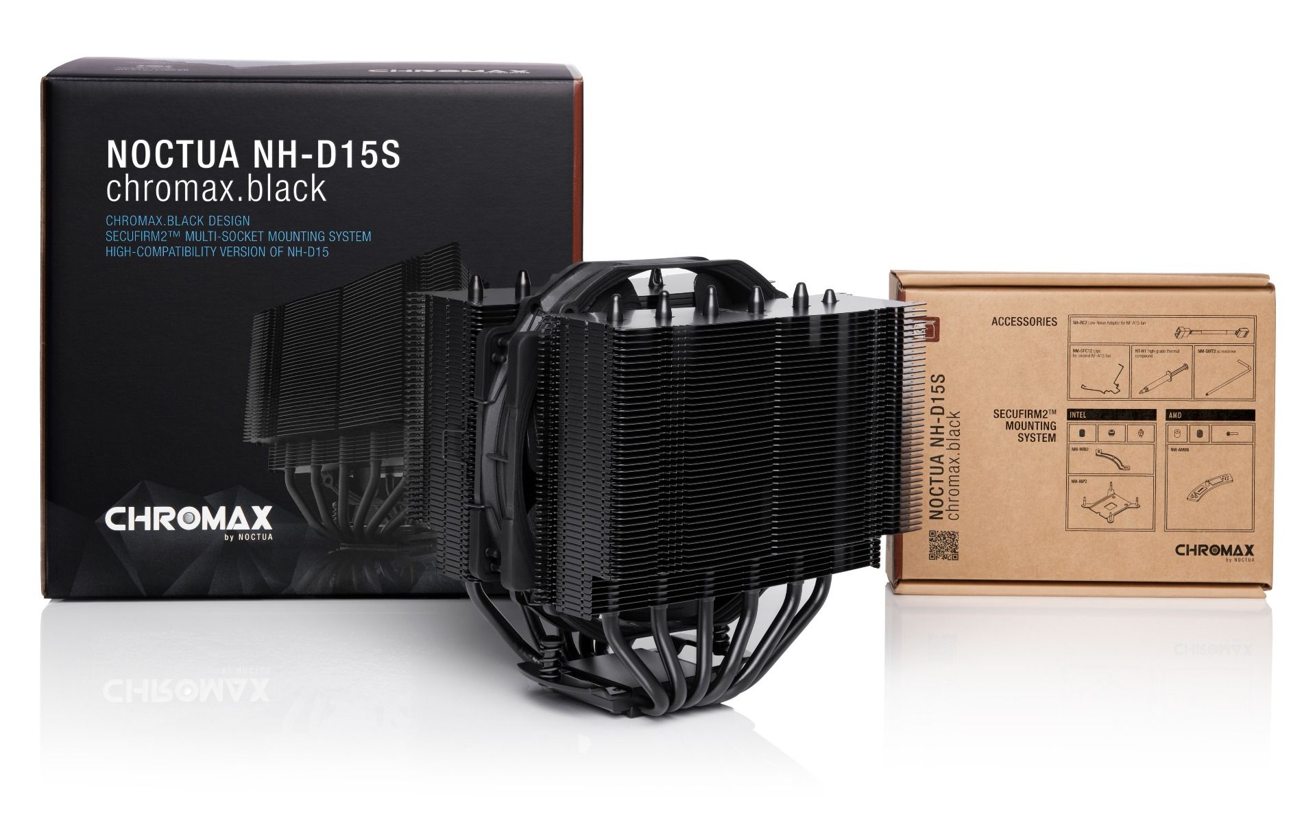 NOCTUA NH-D15S chromax.black CPU Air Cooler