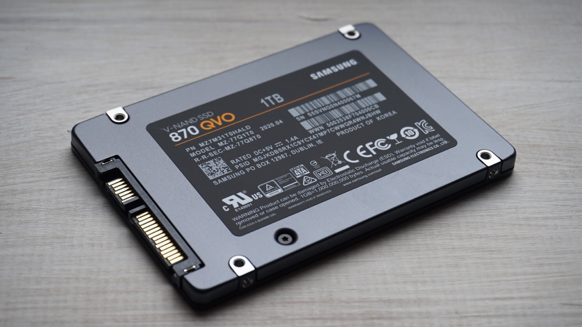 Samsung QVO 870 1TB SATA SSD