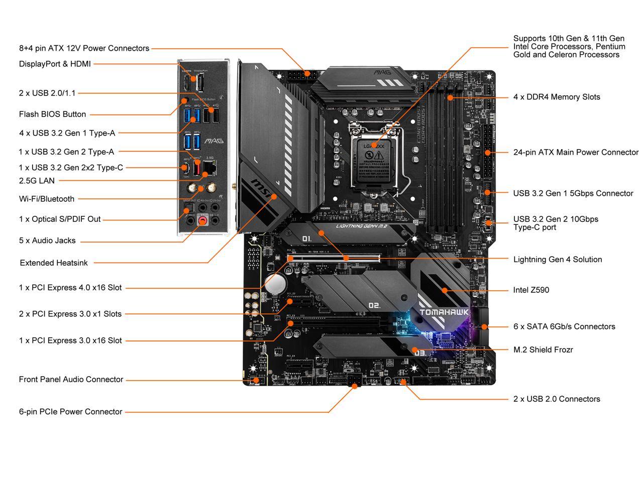 MSI Z590 TOMAHAWK WIFI