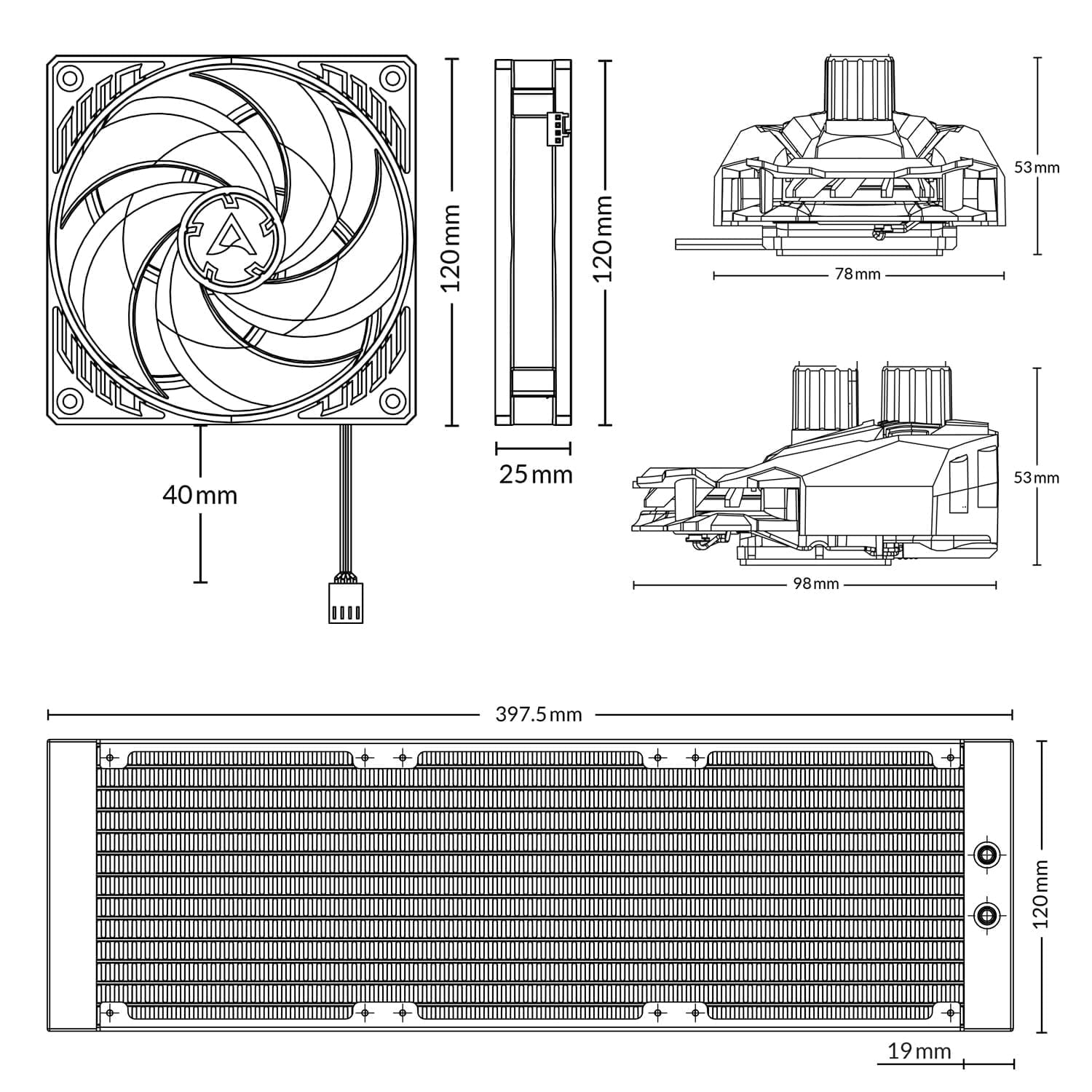 Arctic Liquid Freezer II - 360