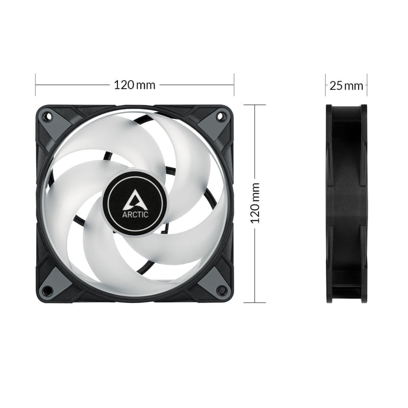 Arctic P12 PWM PST A-RGB BLACK