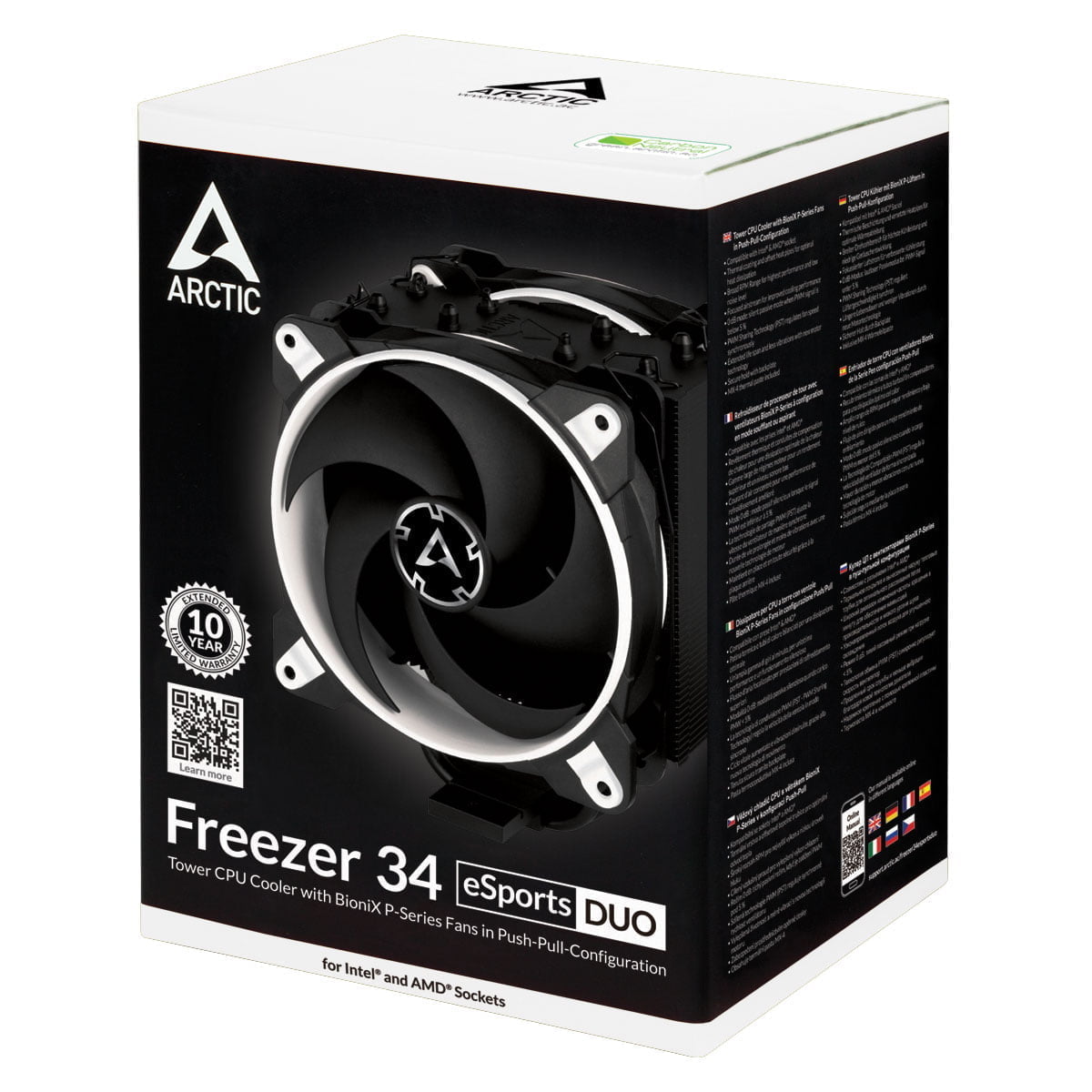 Arctic Freezer 34 eSports DUO -White