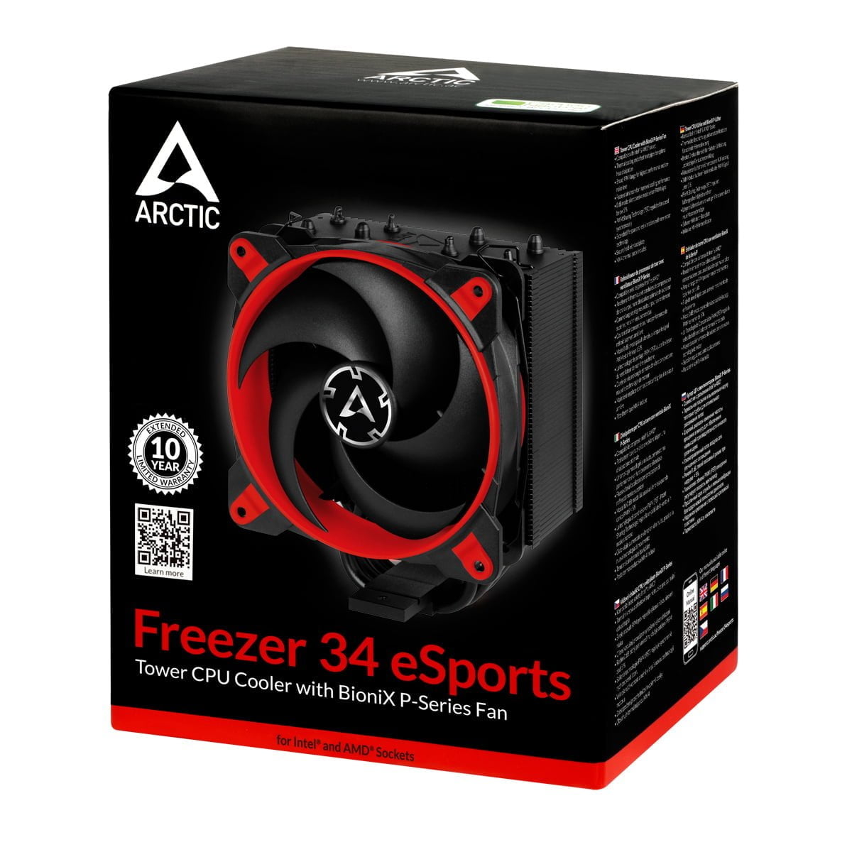 Arctic Freezer 34 eSports - Red