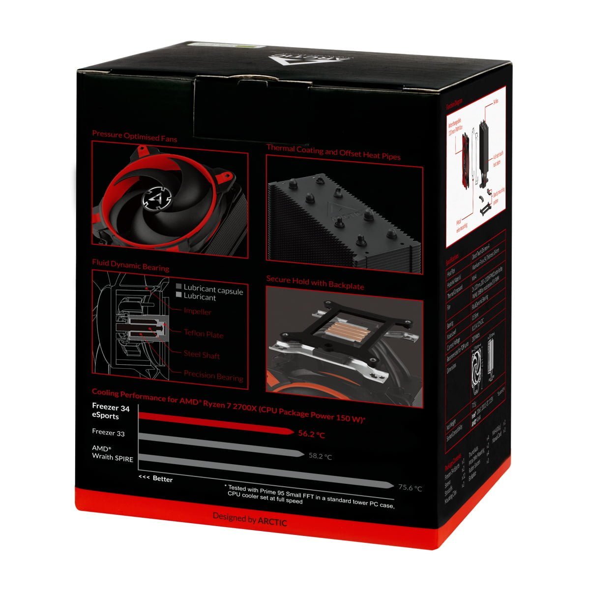 Arctic Freezer 34 eSports - Red