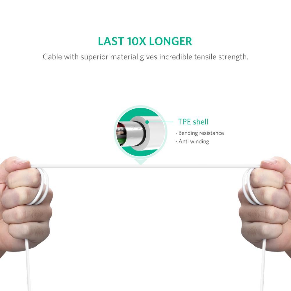 UGREEN USB-C TO USB 2.0 PRINT CABLE 1M (WHITE)