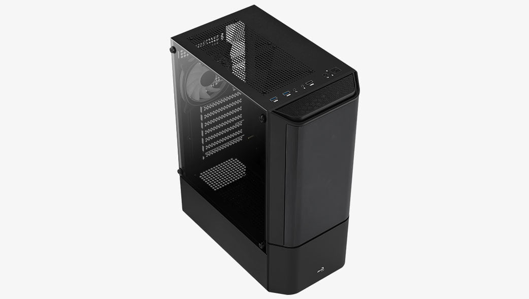 AeroCool Quantum ARGB Mid Tower Case RGB Fan x 3