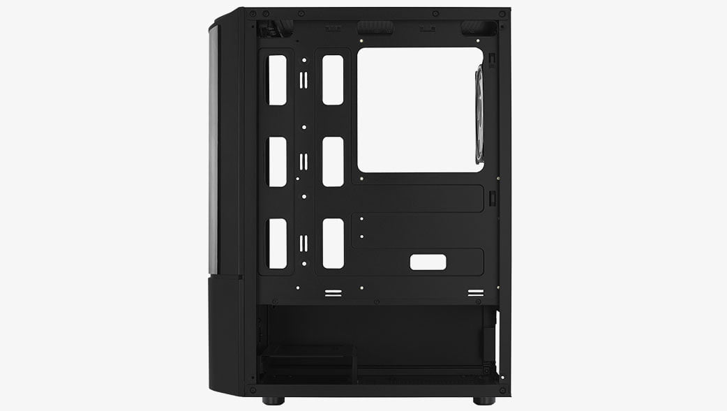 AeroCool Quantum ARGB Mid Tower Case RGB Fan x 3