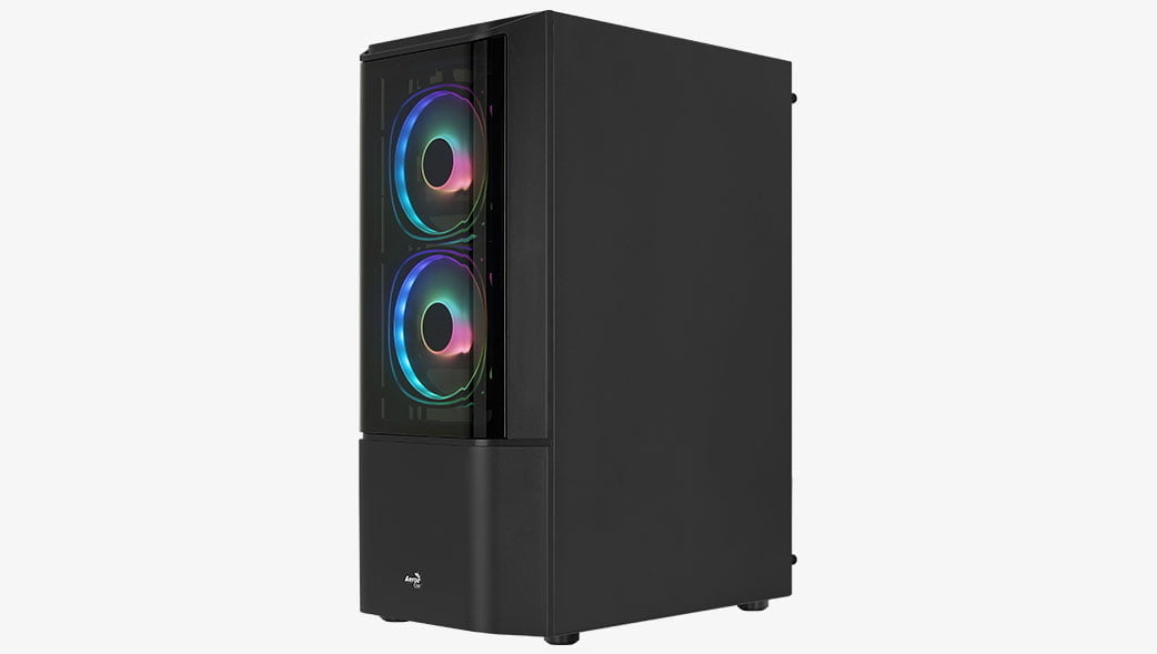AeroCool Quantum ARGB Mid Tower Case RGB Fan x 3
