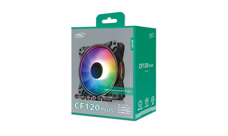 DEEPCOOL CF120 PLUS LED FAN