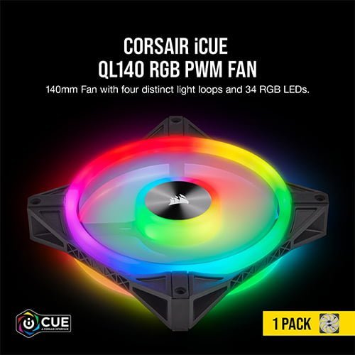 CORSAIR ICUE QL140 SINGLE FAN